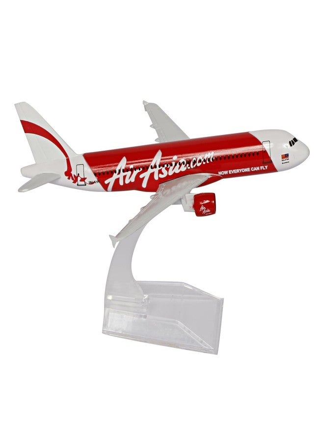 HOUSE HATCH Diecast Aeroplane Scale Model, Aircraft Model Airline, Metal Aircraft, Only for Display Size -16 Cm Multicolor (AIR Asia) - Image 3